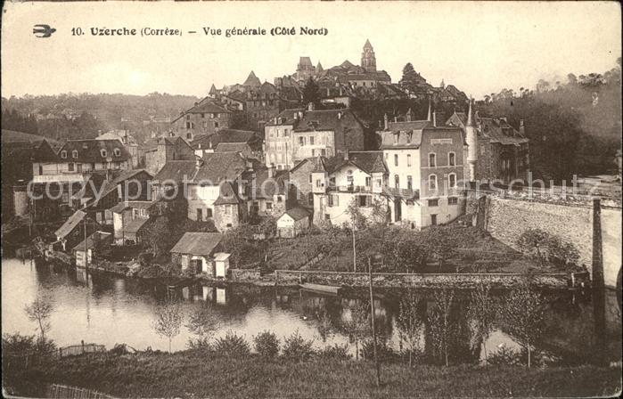 Uzerche Vue generale Chateau