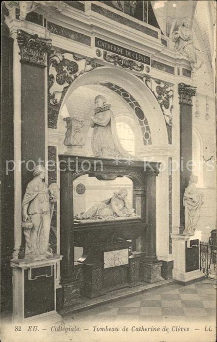 Eu 76 Collegiale Tombeau de Catherine de Clev