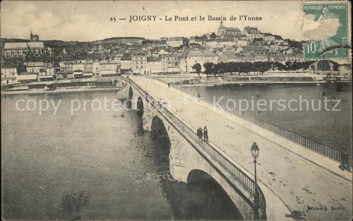Joigny Yonne Pont et le Bassin de l'Yonne