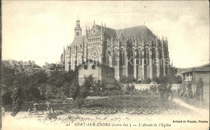 Nort-sur-Erdre Abside de l'Eglise