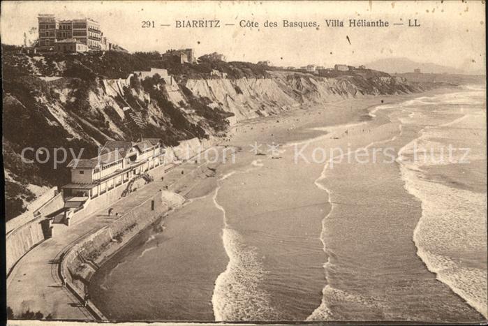 Biarritz Pyrenees Atlantiques Cote des Basques Villa Helianthe Plage