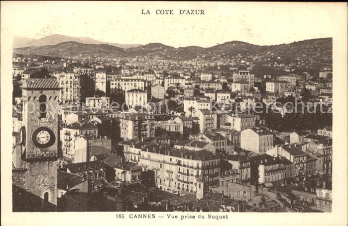 Cannes Alpes-Maritimes Vue prise du Suquet
