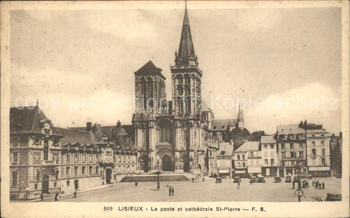 Lisieux Poste et Cathedrale Saint Pierre