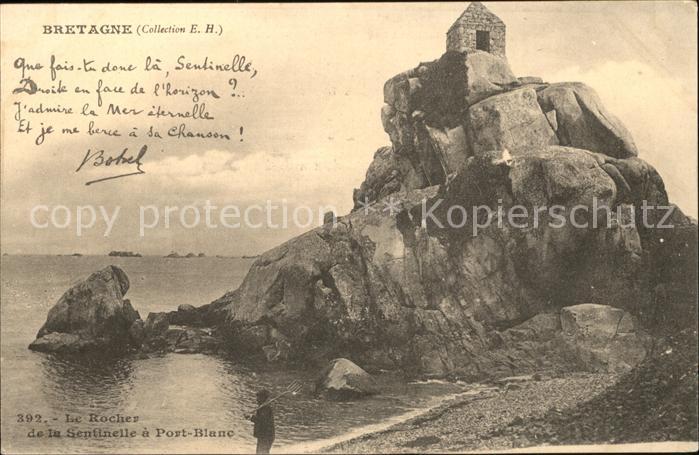 Port-Blanc 22 Penvenan Rocher de la Sentinelle