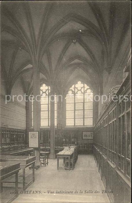 Orleans Loiret Vue interieure de la Salle des Theses