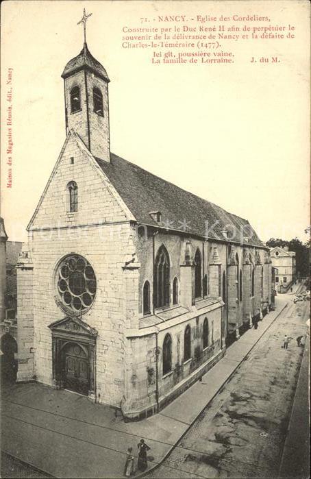 Nancy Lothringen Eglise des Cordeliers XV siecle