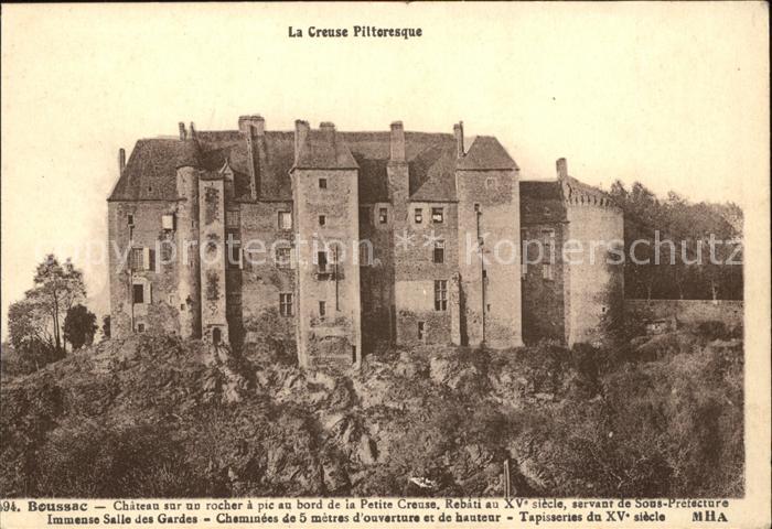 Boussac Creuse Chateau XV siecle