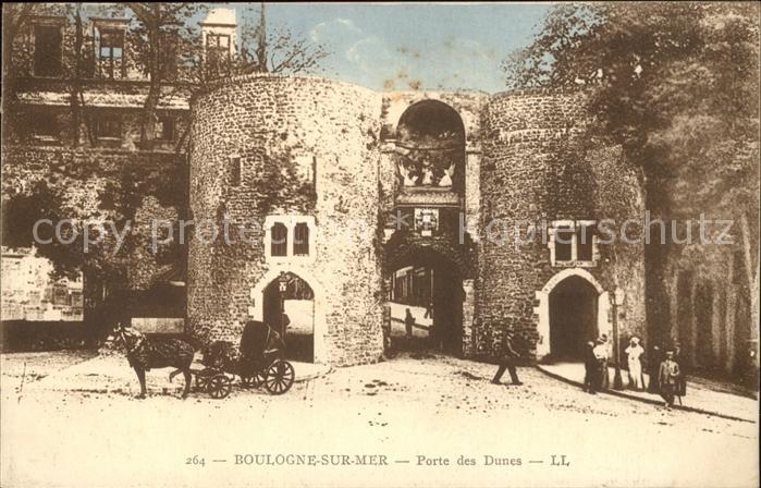 Boulogne-sur-Mer Porte des Dunes Pferdedroschke