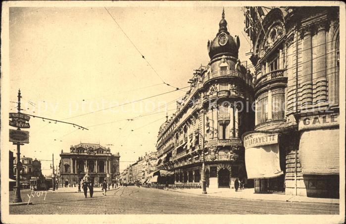 Montpellier Herault Place de la Comedie Theatre