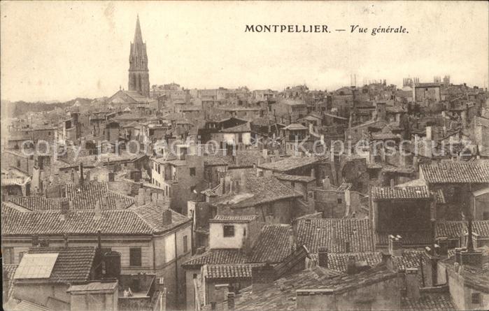 Montpellier Herault Vue generale Cathedrale