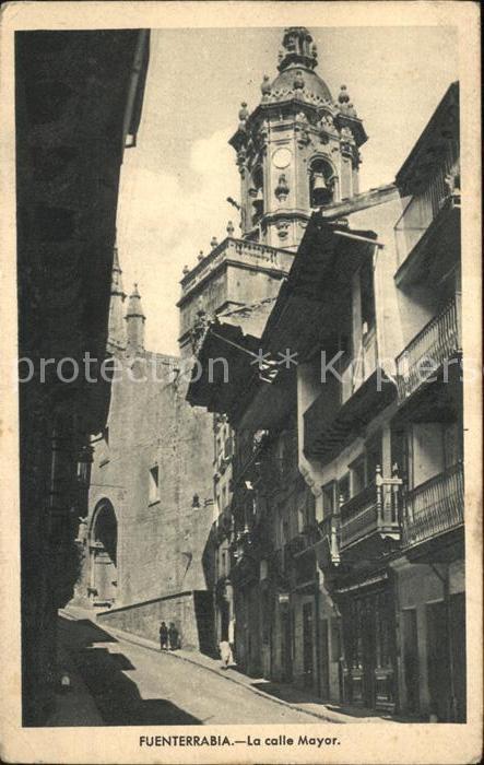 Fuenterrabia Hondarribia Calle Mayor