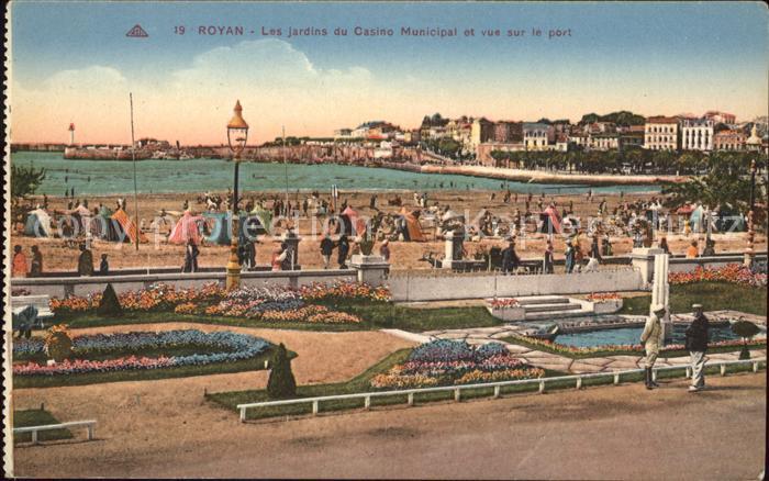 Royan 17 Jardin du Casino Municipal Plage