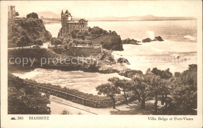 Biarritz Pyrenees Atlantiques Villa Belga et Port Vieux