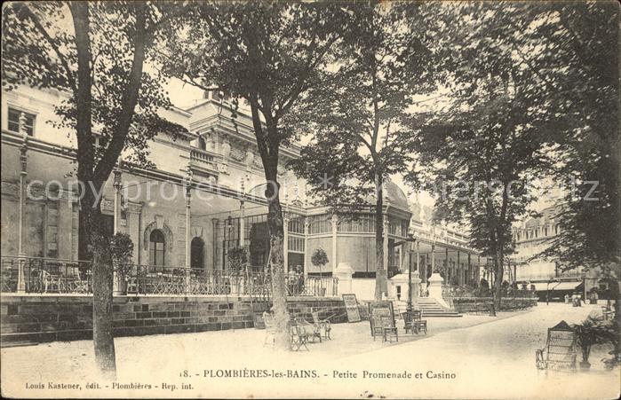 Plombieres-les-Bains Vosges Petite Promenade et Casino