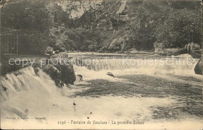 Fontaine-de-Vaucluse La premiere Ecluse