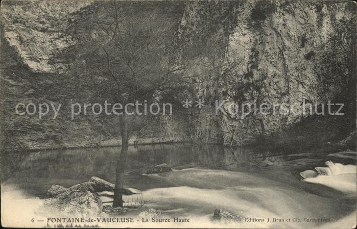 Fontaine-de-Vaucluse La Source Haute