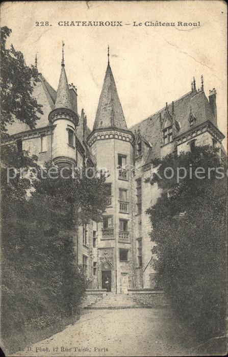 Chateauroux Indre Chateau Raoul