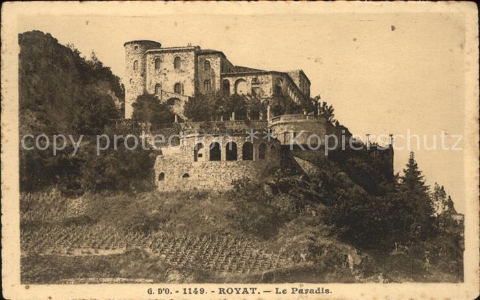 Royat Puy de Dome Le Paradis Restaurant