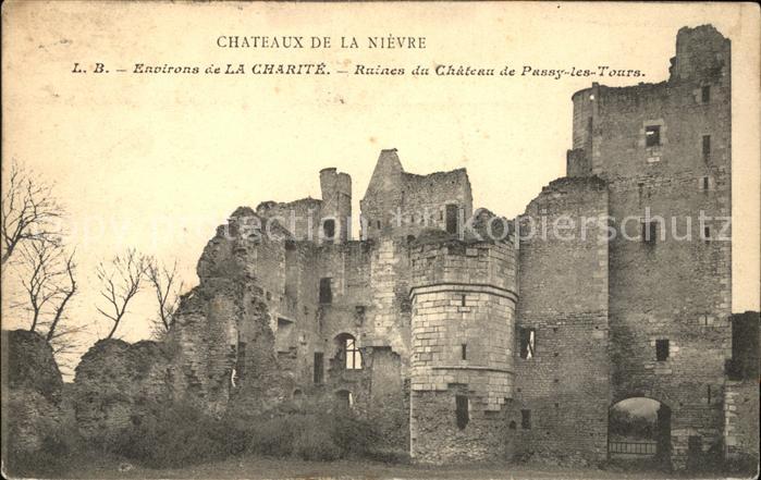 La Charite-sur-Loire Ruines du Chateau de Passy les Tours Co