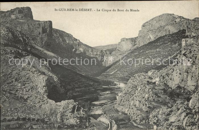 Saint-Guilhem-le-Desert Panorama Cirque du Bout du Monde