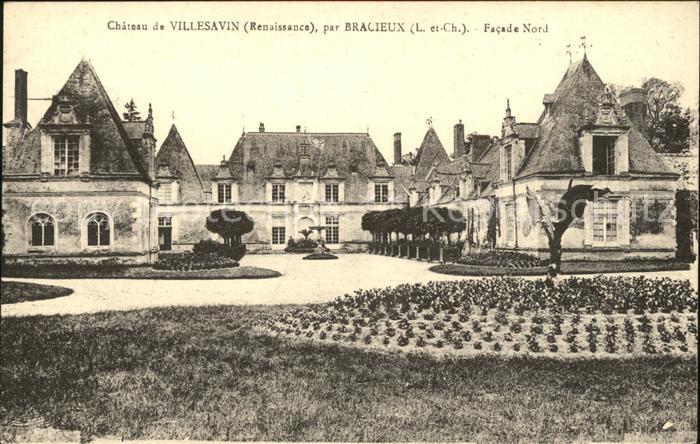 Bracieux Chateau de Villesavin Renaissance Facade Nord
