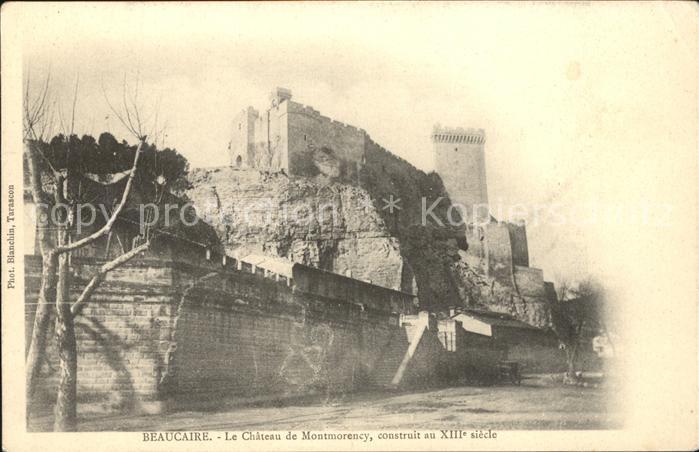 Beaucaire Gard Chateau de Montmorency XIII siecle