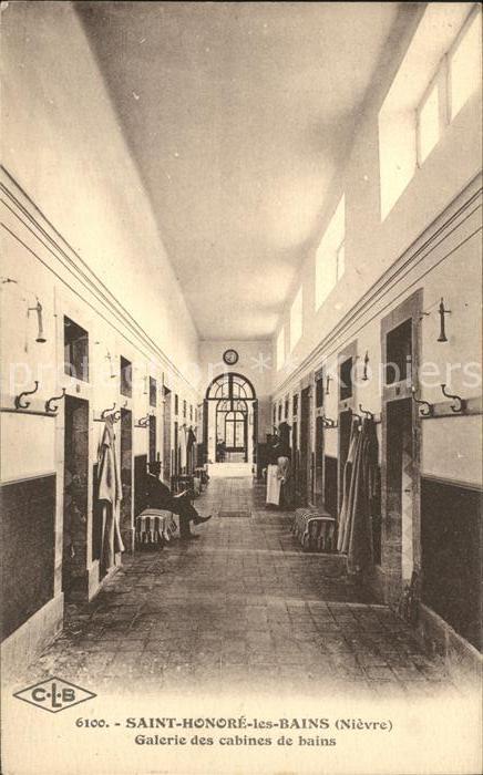 Saint-Honore-les-Bains Galerie des cabines de bains