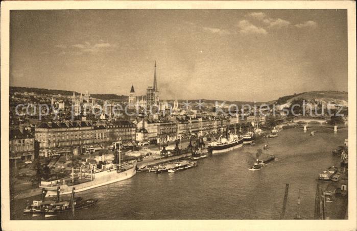Rouen Port et la Ville Bateau