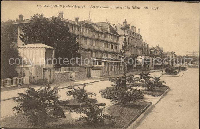 Arcachon Gironde Nouveaux Jardins et les Hotels