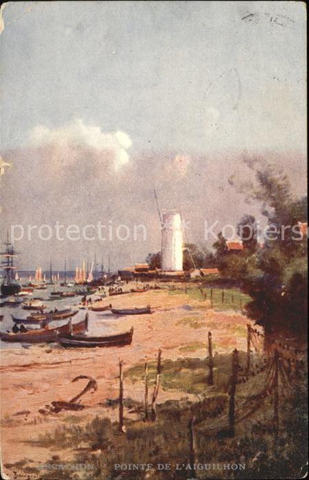 Arcachon Gironde Pointe de l'Aiguilhon Collection Les Sites de France par Eug. B