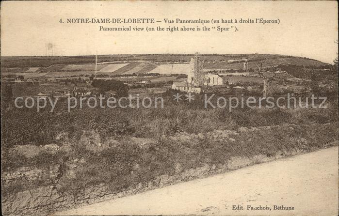 Ablain-Saint-Nazaire Notre Dame de Lorette vue panoramique