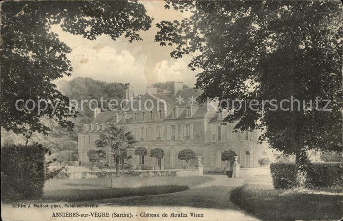 Asnieres-sur-Vegre Chateau de Moulin Vieux