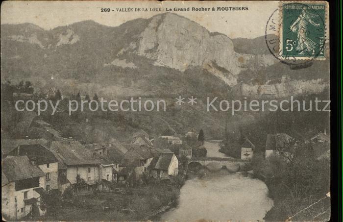 Mouthier-Haute-Pierre Le Grand Rocher Vallee de la Loue Stemp