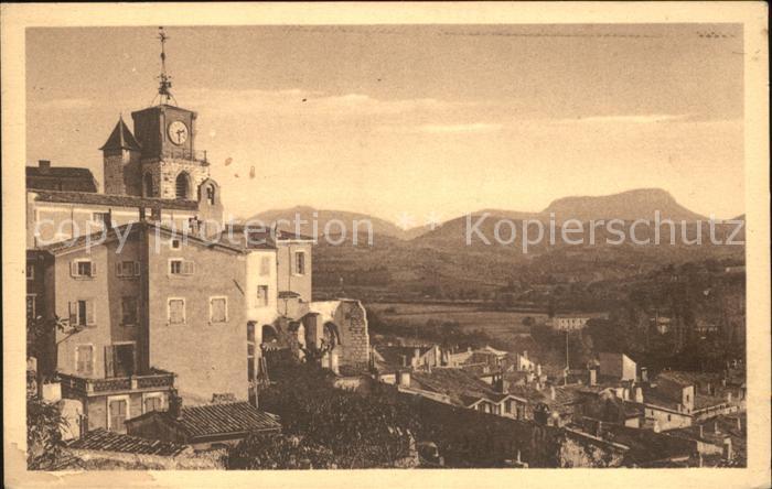 Crest Haute Ville et le Clocher