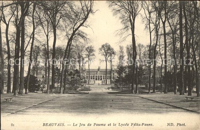 Beauvais 60 Jeu de Paume Lycee Felix Faure