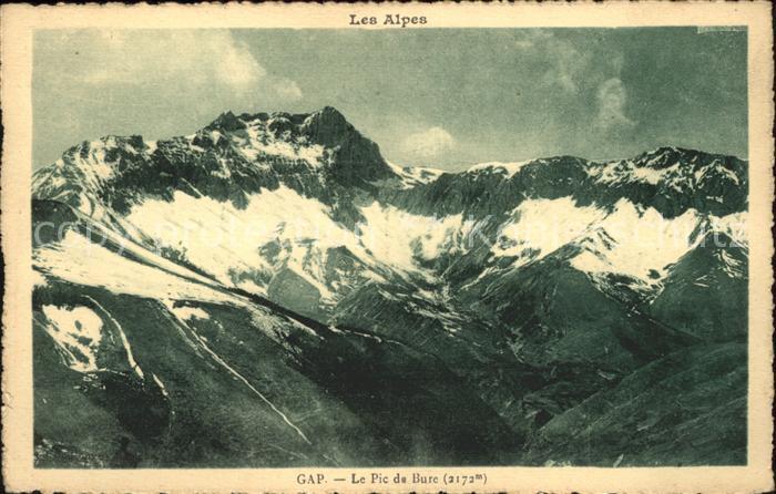 Gap Hautes-Alpes Pic de Bure Alpenpanorama