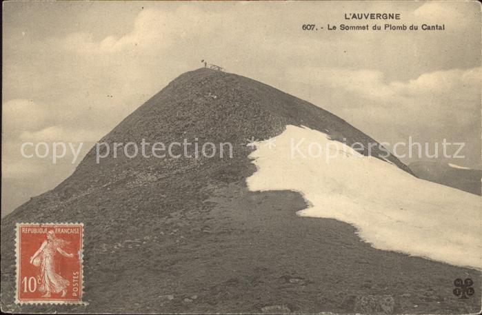 Auvergne Region Sommet du Plomb du Cantal