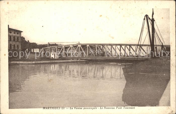 Martigues Nouveau Pont Tournant la Venise Provenc