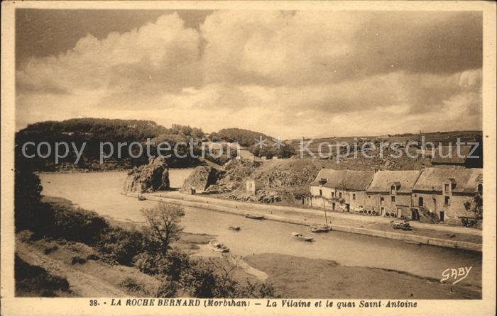 La Roche-Bernard Vilaine et Quai Sant Antoine