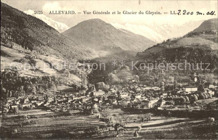 Allevard les Bains Isere Vue generale Glacier du Gleyzin Gletsch