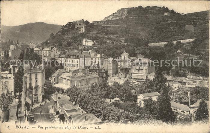 Royat Puy de Dome Vue generale