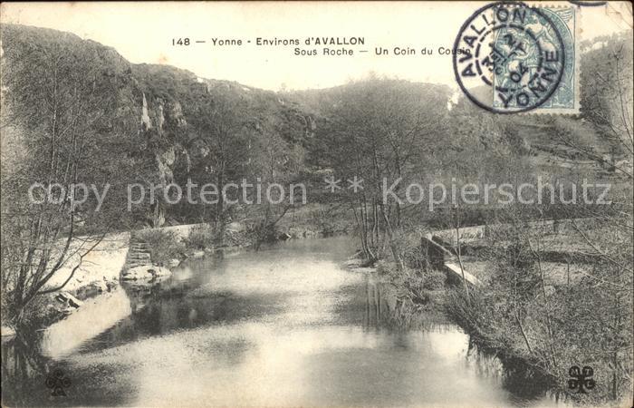 Avallon Sous Roche Coin du Cousin Stempel auf A