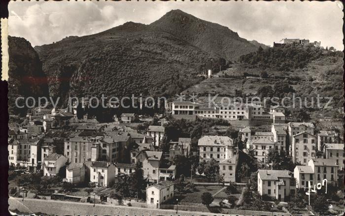 Amelie-les-Bains-Palalda Entree des Gorges du Mondony et le Fort