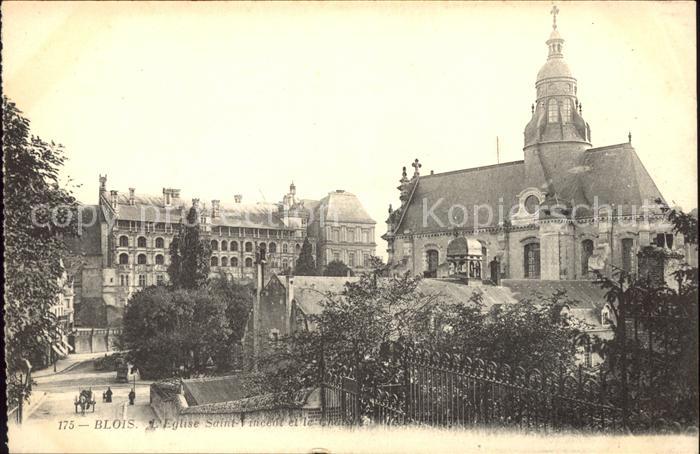Blois 41 Eglise Saint Vincent Chateau