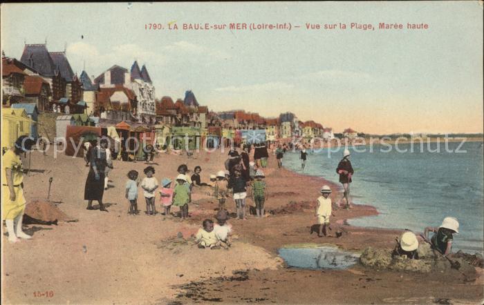 La Baule-sur-Mer Vue sur la Plage maree haute