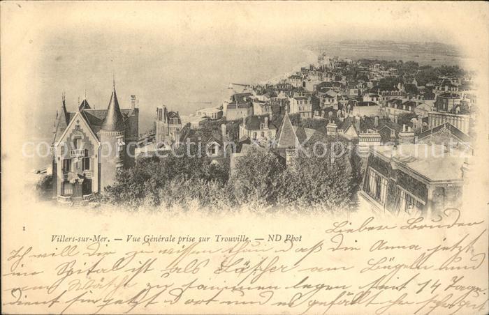 Villers-sur-Mer Vue generale prise sur Trouville