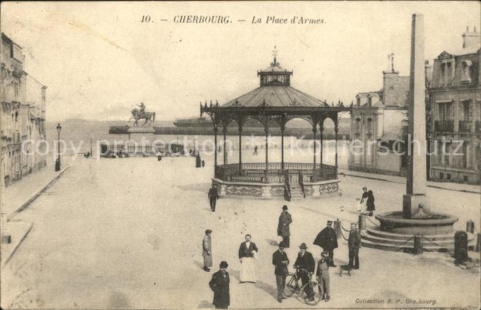 Cherbourg Place d_Armes Monument Pavillon