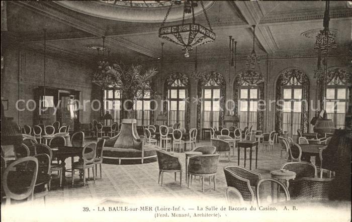 La Baule-sur-Mer Salle de Baccara du Casino