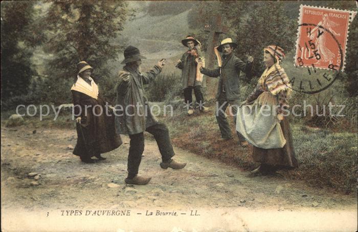 Vichy Allier La Bourree Types d_Auvergne Dance