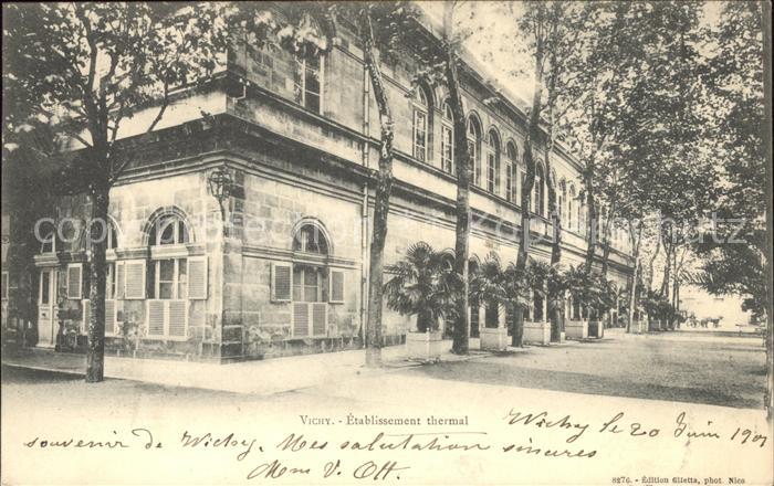 Vichy Allier Etablissement thermal
